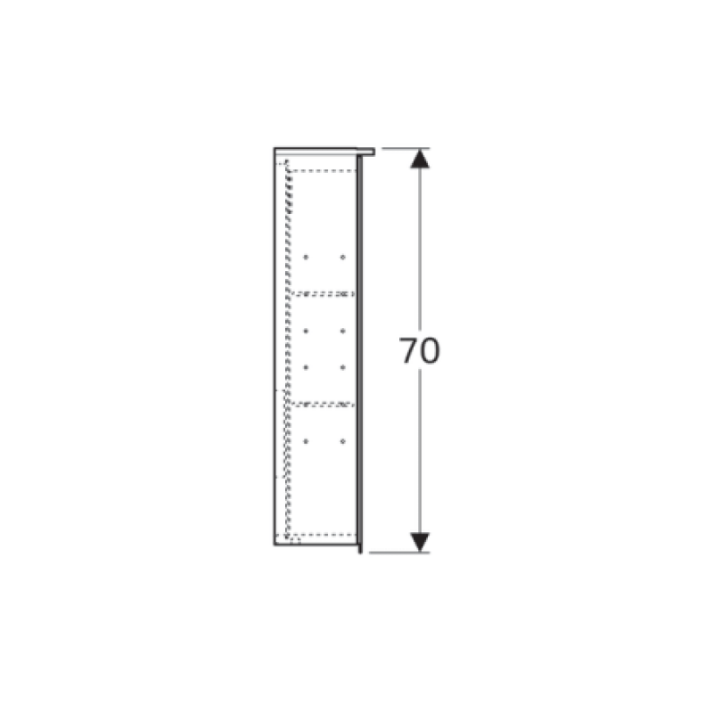 Шкафчик-зеркало с подсветкой Geberit Option Plus 1200х700х172 мм 500.592.00.1
