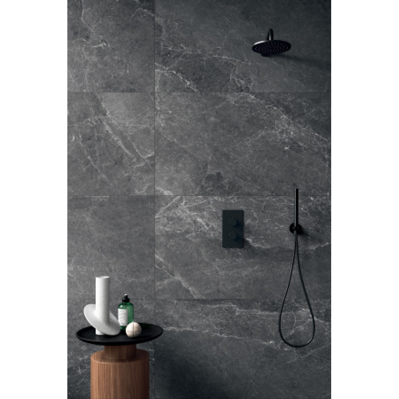 Плитка керамогранитная Blustyle Advantage Graphite 1200х1200х9мм гладкая/лапатированная BG8ADL1