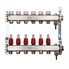 Комплект коллекторов General Fittings Thor 1"х3/4" Евроконус 6 выходов 6A0055I100506A