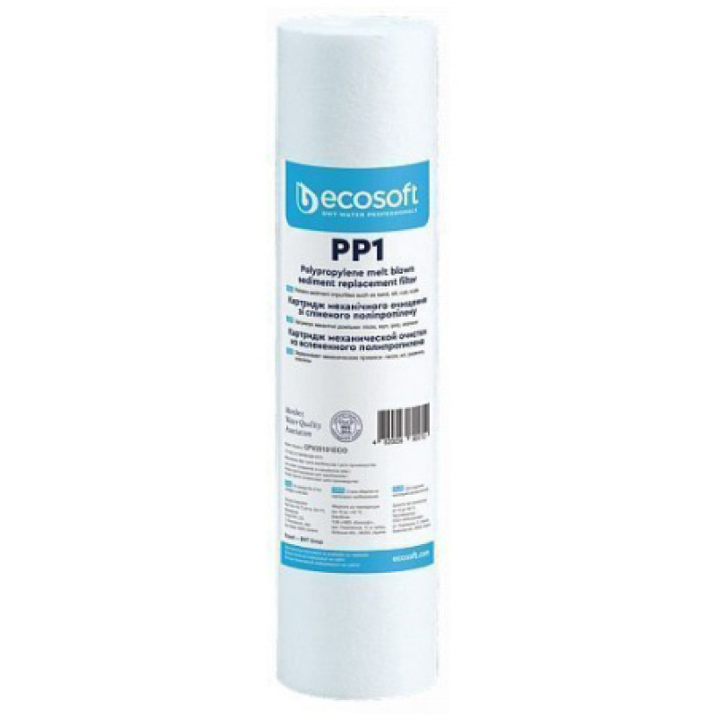 Картридж из вспененного полипропилена  Ecosoft 2.5"х10" 1 мкм CPV25101ECO