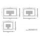 Душевой поддон Hatria Lif H3 1000x800x30 PBY1ZY01