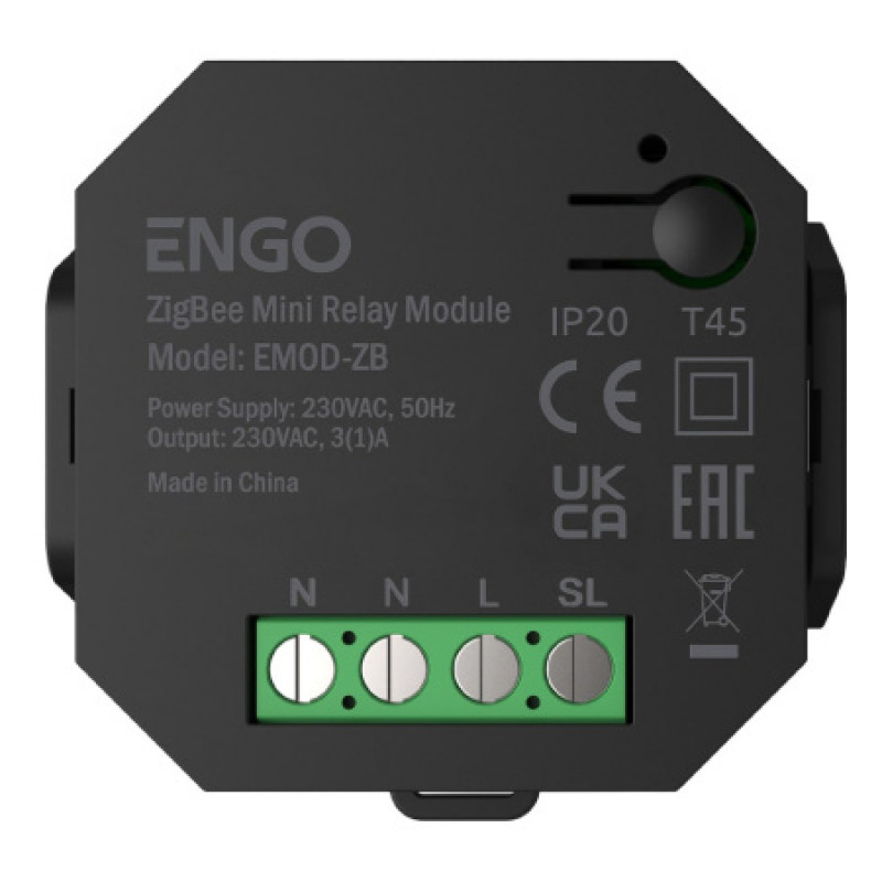 Беспроводное реле со встроенным репитером Engo ZigBee 3.0 EMODZB 932342371