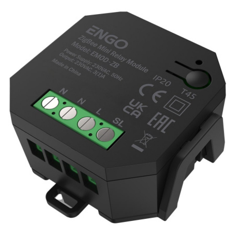 Беспроводное реле со встроенным репитером Engo ZigBee 3.0 EMODZB 932342371