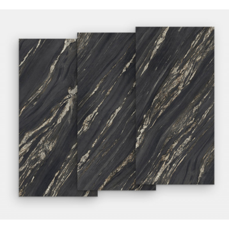 Плитка керамогранітна FMG Marmi maxfine Kuroca 1500x3000х6мм гладка/матова silky SY315554MF6