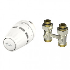 Комплект термостатический Danfoss Regus M30x1.5 + RLV-KB 1/2" прямой 015G5308