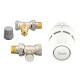 Комплект для радиатора Danfoss с боковым подключением прямой RA+RA-FN+RLV-S 1/2" 015G5302