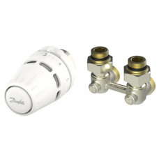 Комплект термостатический Danfoss Regus M30x1.5 + RLV-KB 1/2" угловой 015G5307