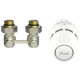 Комплект термостатичний Danfoss Regus M30x1.5+RLV-KB 1/2" кутовий 015G5307