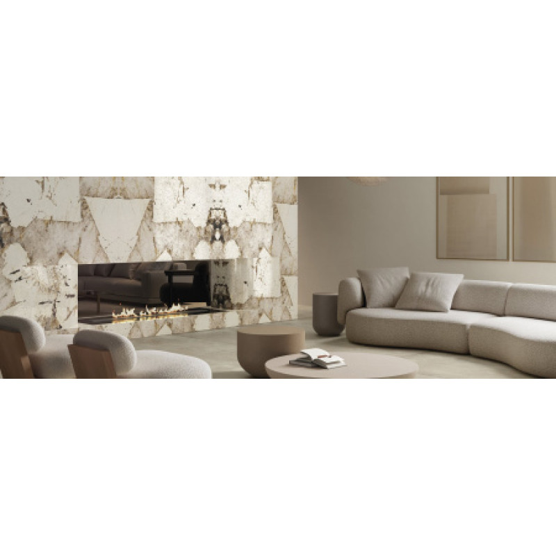 Плитка керамогранитная FMG Marmi maxfine Patagonia 750x750х6мм гладкая/лапатированная L75606MF6