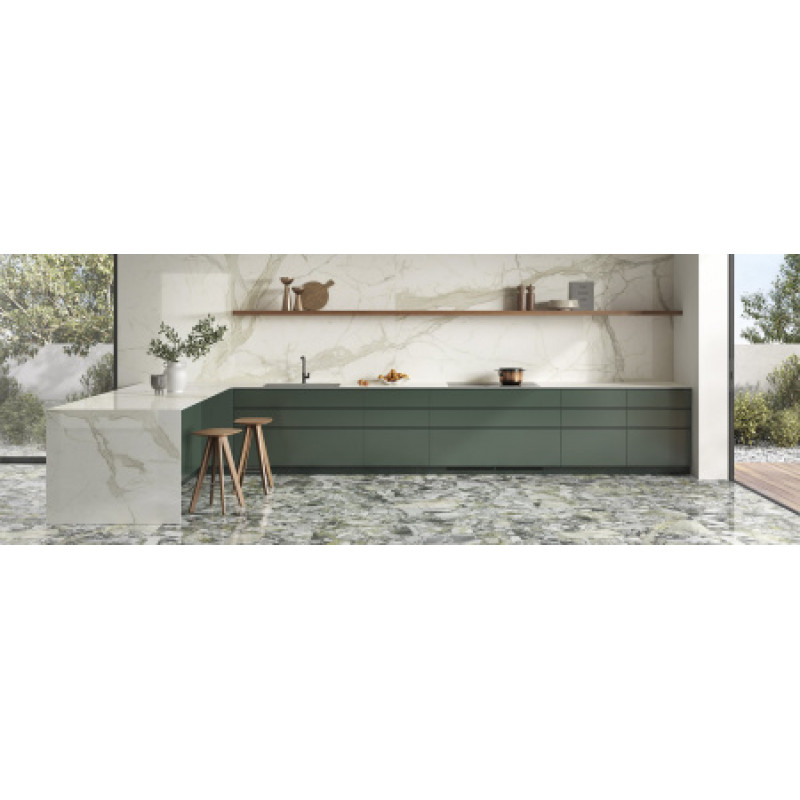 Плитка керамогранитная FMG Marmi select Ocean white 1200x600х8мм гладкая/полированная LU628559