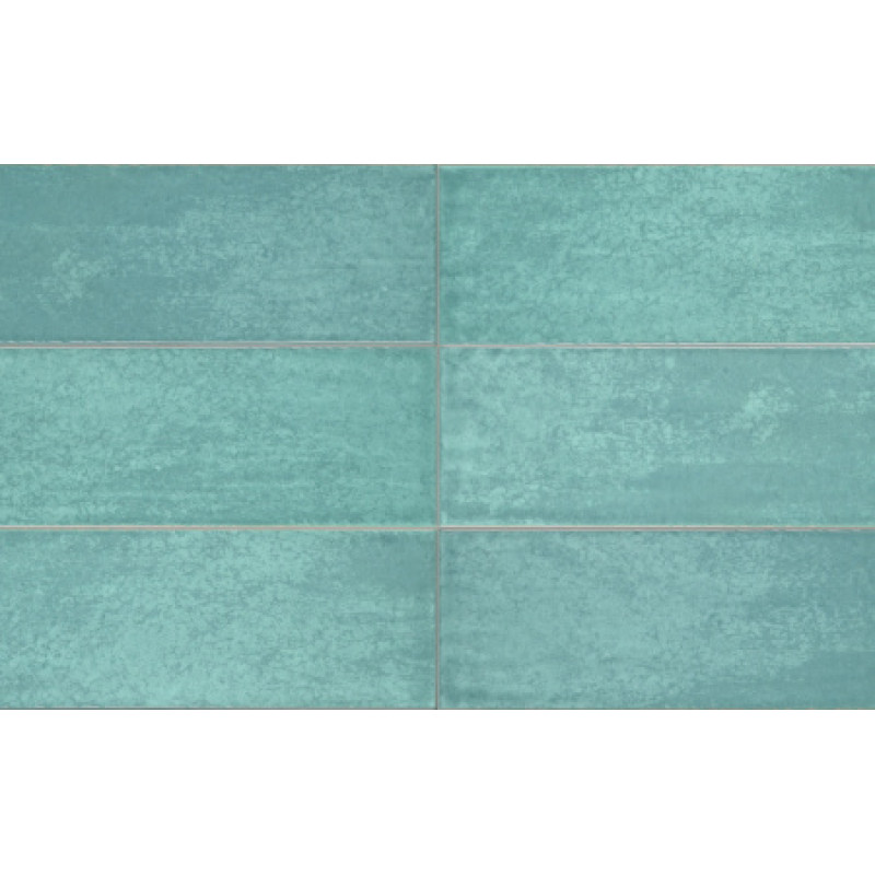 Плитка Iris Ceramica Maiolica Acquamarina 100x300х7,5мм структурная/глянцевая, для стены 754990