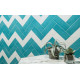 Плитка Iris Ceramica Maiolica Acquamarina 100x300х7,5мм структурная/глянцевая, для стены 754990