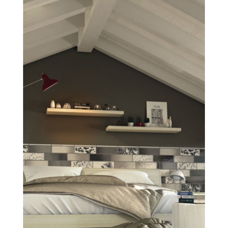 Плитка Iris Ceramica Aura Breeze 100x300х7,5мм структурная/матовая, для стены 754992