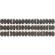 Плитка Iris Ceramica Aura, декор Dec. Ethnic jet 100x300х7,5мм структурная/глянцевая, для стены 754932