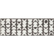 Плитка Iris Ceramica Aura, декор Dec. Ethnic jet 100x300х7,5мм структурная/глянцевая, для стены 754932