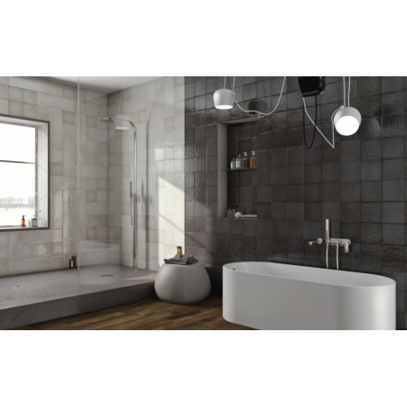 Плитка Iris Ceramica Maiolica Crema 200x200х7,5мм структурная/глянцевая, для стены 563200