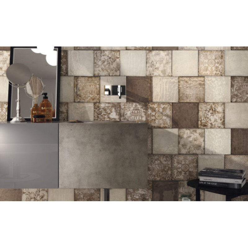 Плитка Iris Ceramica Maiolica Corda 200x200х7,5мм структурная/глянцевая, для стены 563203