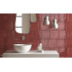 Плитка Iris Ceramica Maiolica Rosso 200x200х7,5мм структурная/глянцевая, для стены 563205