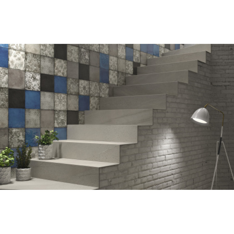 Плитка Iris Ceramica Maiolica Nero 200x200х7,5мм структурная/глянцевая, для стены 563210