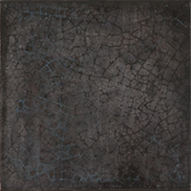 Плитка Iris Ceramica Maiolica Nero 200x200х7,5мм структурная/глянцевая, для стены 563210