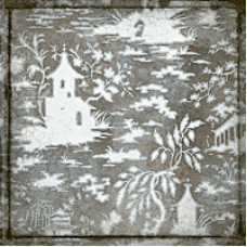 Плитка Iris Ceramica Maiolica Ornamenta grigio 200x200х7,5мм структурная/глянцевая, для стены 563213