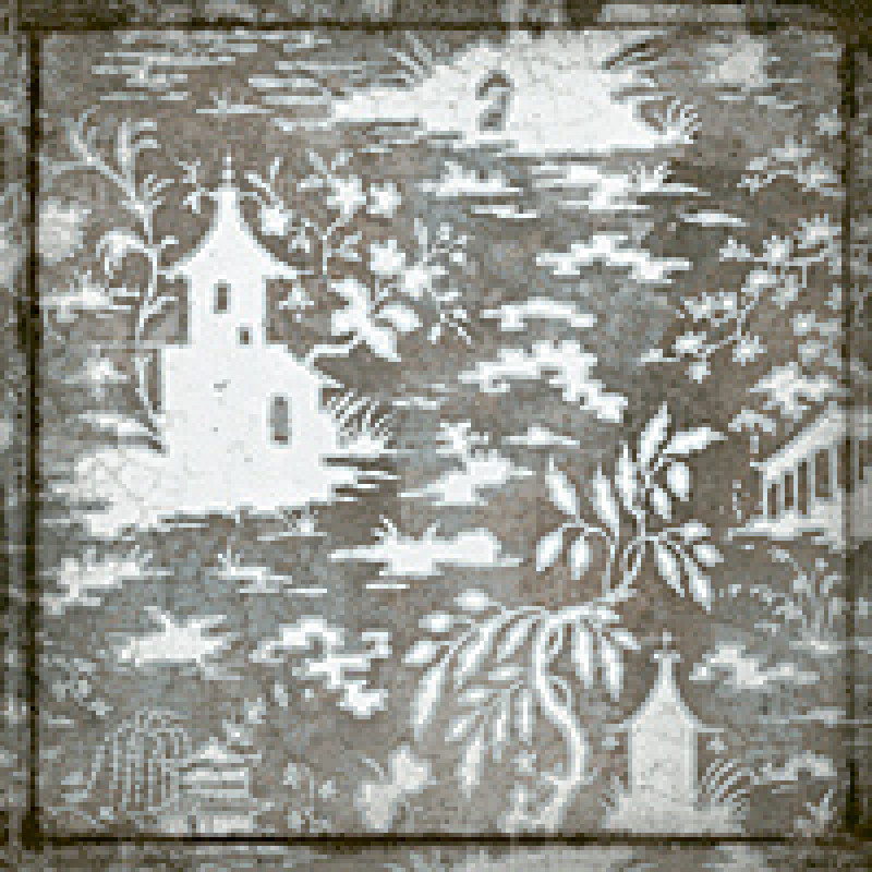 Плитка Iris Ceramica Maiolica Ornamenta grigio 200x200х7,5мм структурная/глянцевая, для стены 563213