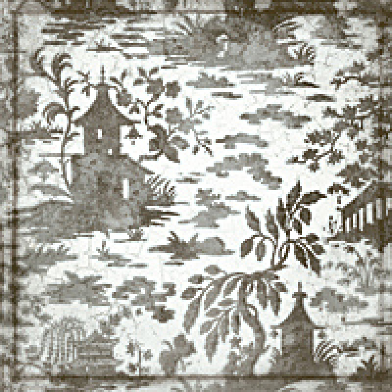 Плитка Iris Ceramica Maiolica Ornamenta grigio 200x200х7,5мм структурная/глянцевая, для стены 563213
