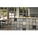 Плитка Iris Ceramica Maiolica Ornamenta grigio 200x200х7,5мм структурная/глянцевая, для стены 563213