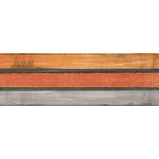 Плитка Iris Ceramica Maiolica, декор Riga Rosso 100x300х7,5мм структурная/глянцевая, для стены 754936