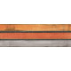 Плитка Iris Ceramica Maiolica, декор Riga Rosso 100x300х7,5мм структурная/глянцевая, для стены 754936
