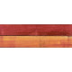 Плитка Iris Ceramica Maiolica, декор Riga Rosso 100x300х7,5мм структурная/глянцевая, для стены 754936