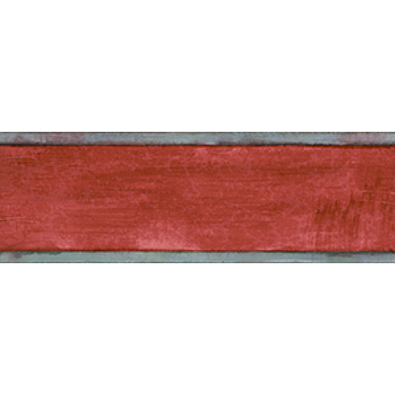 Плитка Iris Ceramica Maiolica, декор Riga Rosso 100x300х7,5мм структурная/глянцевая, для стены 754936