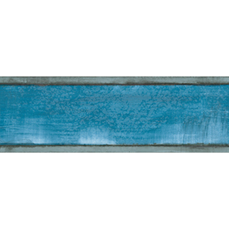 Плитка Iris Ceramica Maiolica, декор Riga Mare 100x300х7,5мм структурная/глянцевая, для стены 754937