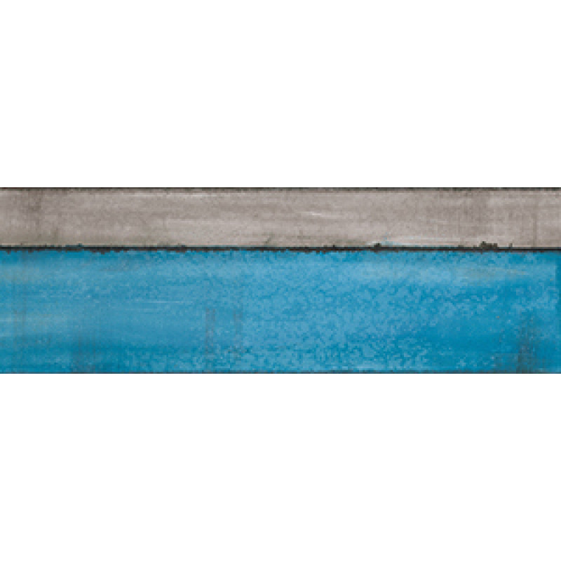 Плитка Iris Ceramica Maiolica, декор Riga Mare 100x300х7,5мм структурная/глянцевая, для стены 754937
