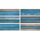 Плитка Iris Ceramica Maiolica, декор Riga Mare 100x300х7,5мм структурная/глянцевая, для стены 754937
