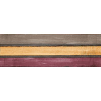 Плитка Iris Ceramica Maiolica, декор Riga Prugna 100x300х7, 5мм структурна/глянцева, для стіни 754938
