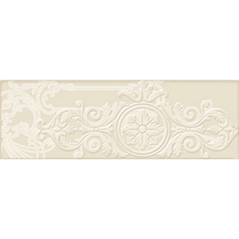 Плитка Iris Ceramica Maiolica, декор Crema 100x300х7,5мм структурная/глянцевая, для стены 754940