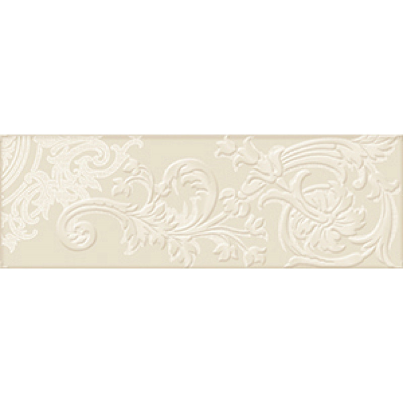 Плитка Iris Ceramica Maiolica, декор Crema 100x300х7,5мм структурная/глянцевая, для стены 754940