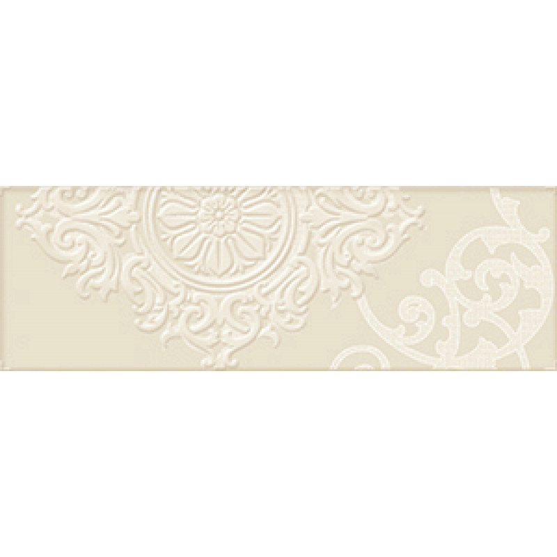 Плитка Iris Ceramica Maiolica, декор Crema 100x300х7,5мм структурная/глянцевая, для стены 754940