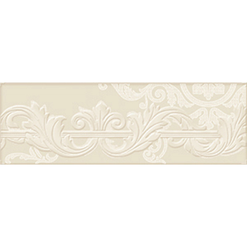 Плитка Iris Ceramica Maiolica, декор Crema 100x300х7,5мм структурная/глянцевая, для стены 754940