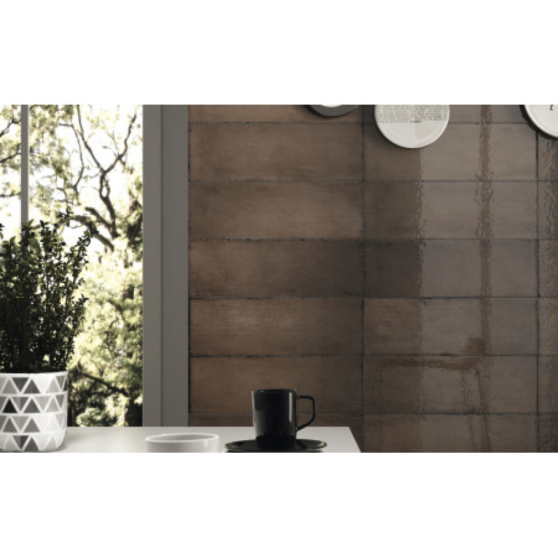 Плитка Iris Ceramica Maiolica Corda 100x300х7,5мм структурная/глянцевая, для стены 754982