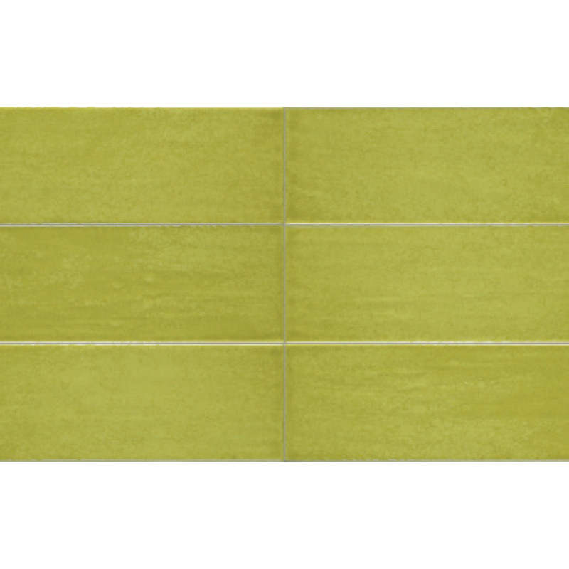 Плитка Iris Ceramica Maiolica Mela 100x300х7,5мм структурная/глянцевая, для стены 754984