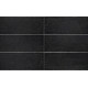 Плитка Iris Ceramica Maiolica Nero 100x300х7,5мм структурная/глянцевая, для стены 754987