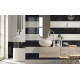 Плитка Iris Ceramica Maiolica Latte 100x300х7,5мм структурная/глянцевая, для стены 754988