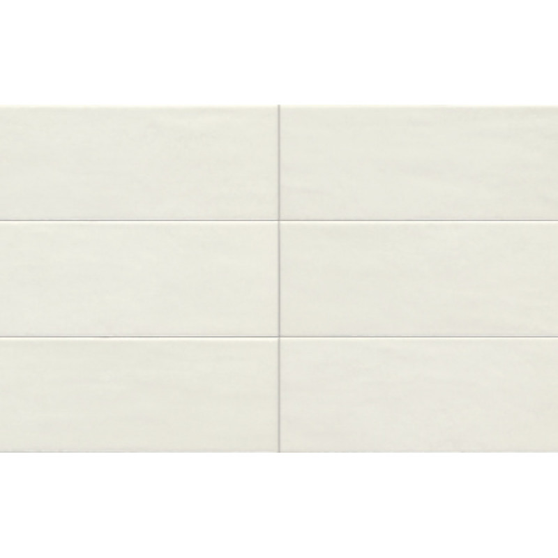 Плитка Iris Ceramica Maiolica Latte 100x300х7,5мм структурная/глянцевая, для стены 754988