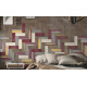 Плитка Iris Ceramica Maiolica Prugna 100x300х7,5мм структурная/глянцевая, для стены 754991