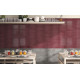 Плитка Iris Ceramica Maiolica Prugna 100x300х7,5мм структурная/глянцевая, для стены 754991