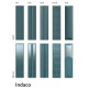 Плитка Sartoria Vibes Indaco, декор Fold 62x250х8,5мм структурная/матовая, для стены SAVIFO0562N