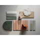 Плитка Sartoria Vibes Salvia, декор Fold 62x250х8, 5мм структурна/глазурована, для стіни SAVIFO0262G