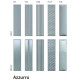 Плитка Sartoria Vibes Azzurro, декор Peak 62x250х8,5мм гладкая/матовая, для стены SAVIPE0462N